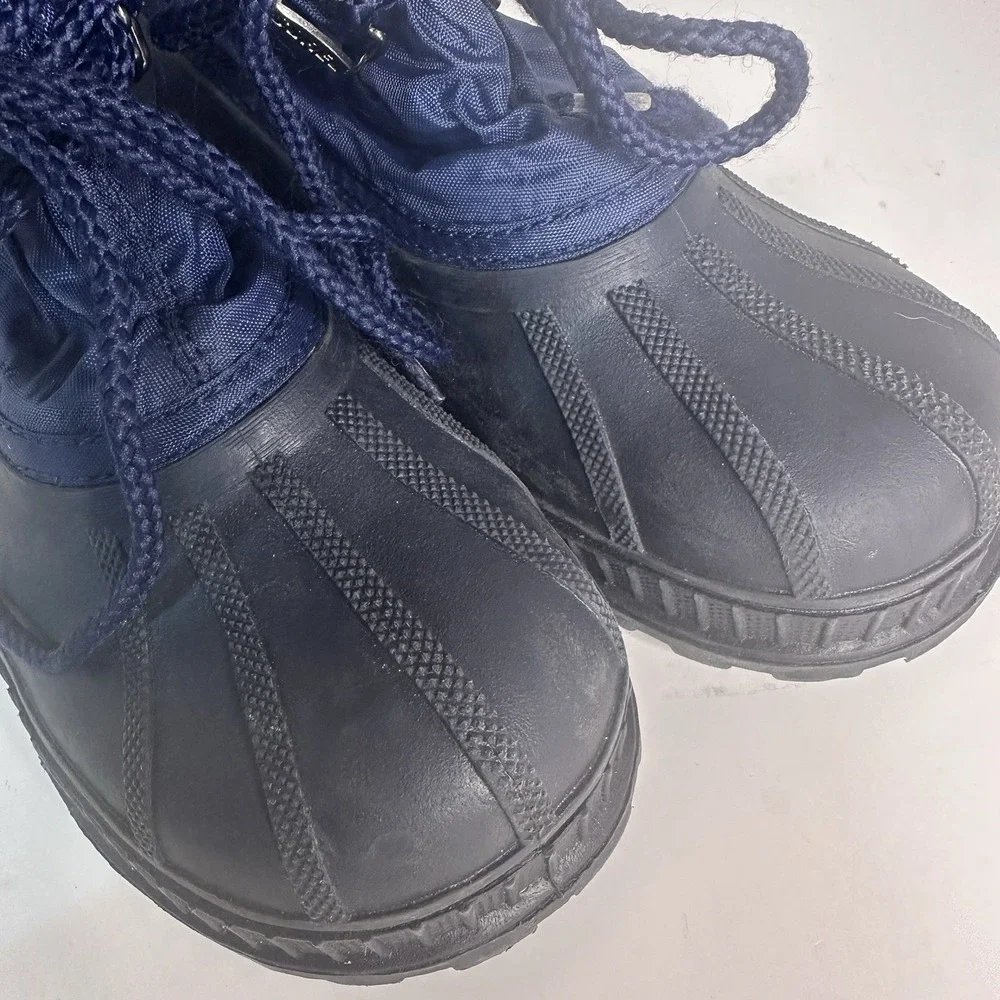 Sorel Snow Boots Youth Size 5 Blue Super‎ Trooper Winter Insulated Waterproof